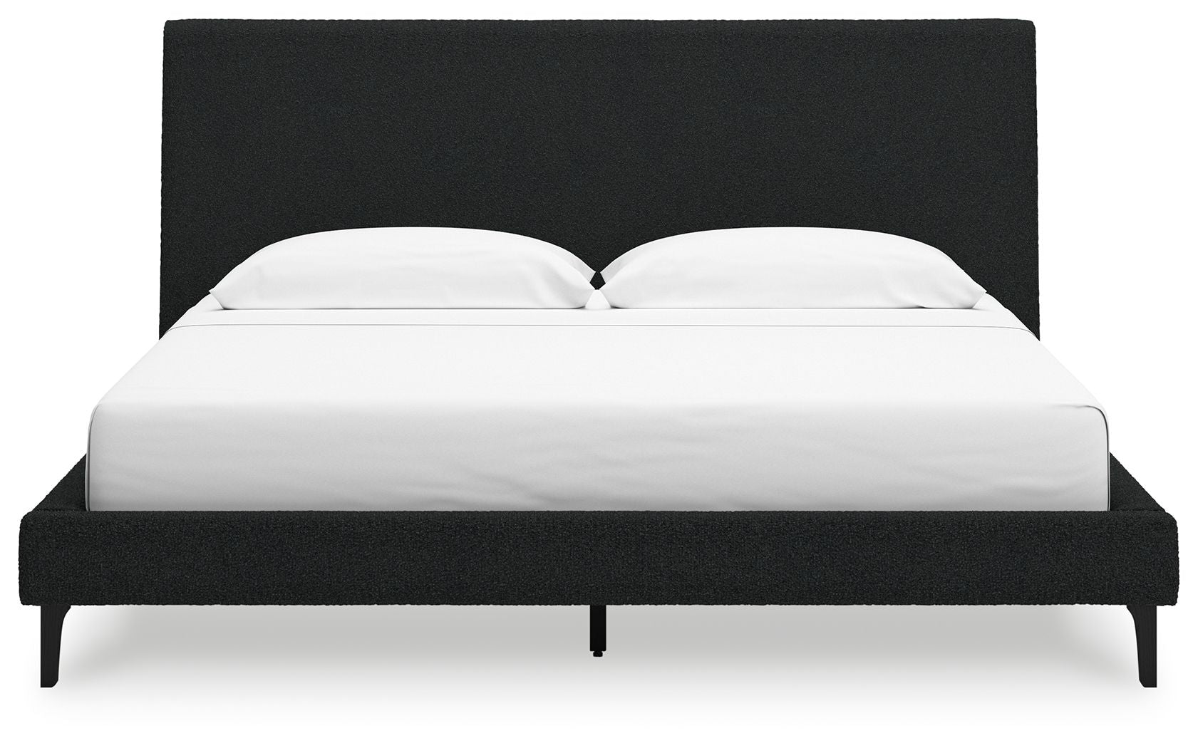 Cadmori - Upholstered Bed With Roll Slats