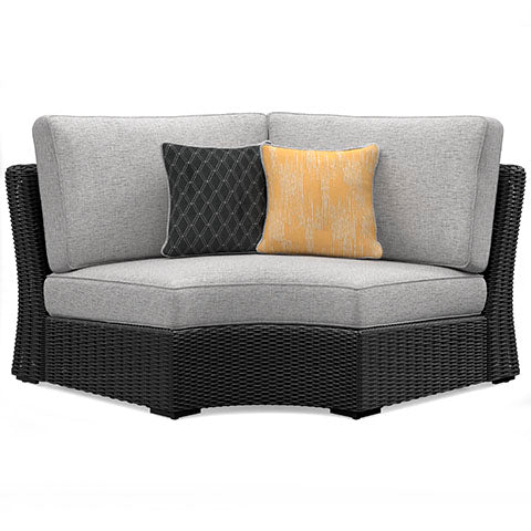 Beachcroft Curved Corner Chair w/Cushion
