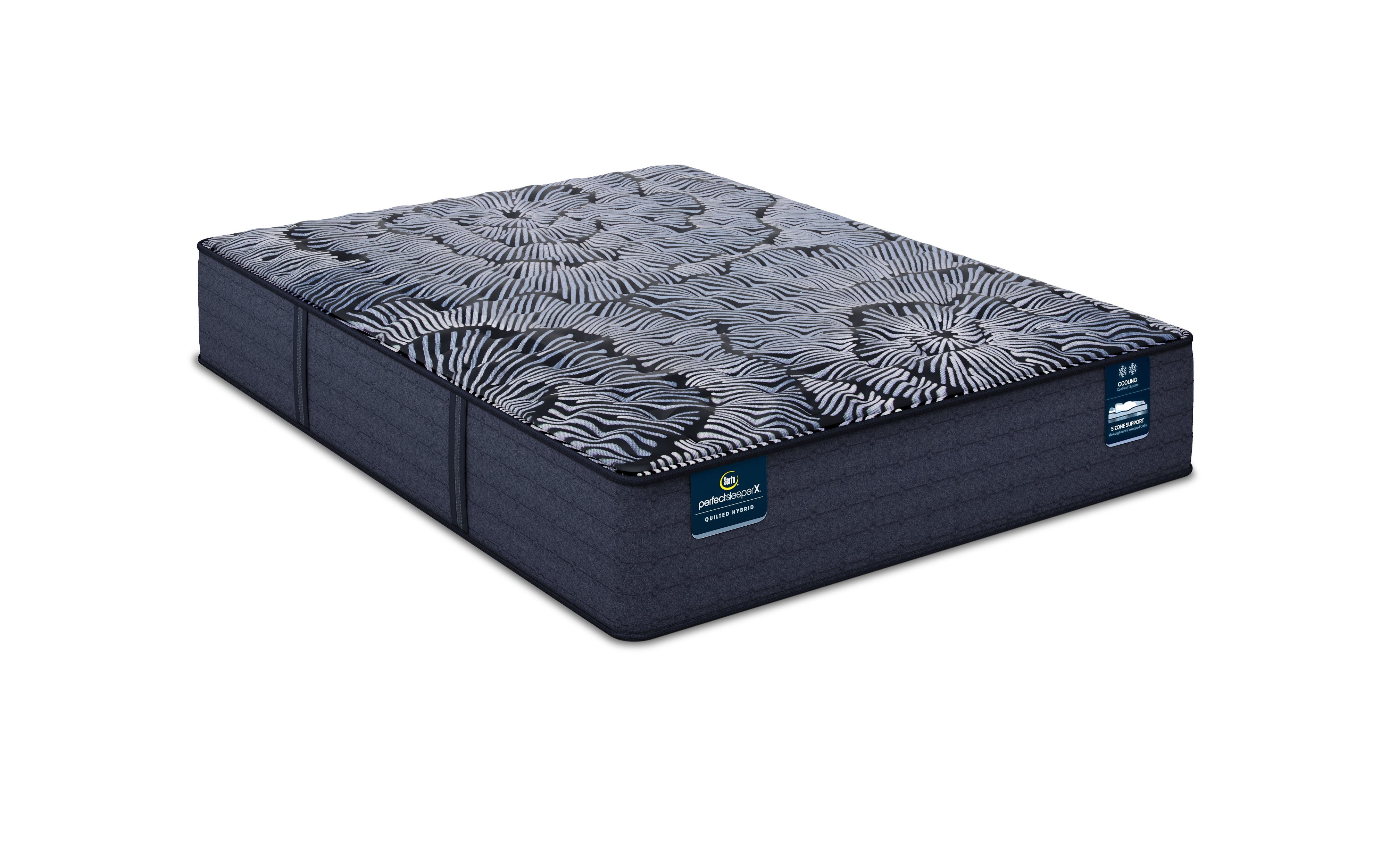 Serta® Perfect Sleeper X™ Knox Plush 13.75" Quilted Hybrid Mattress