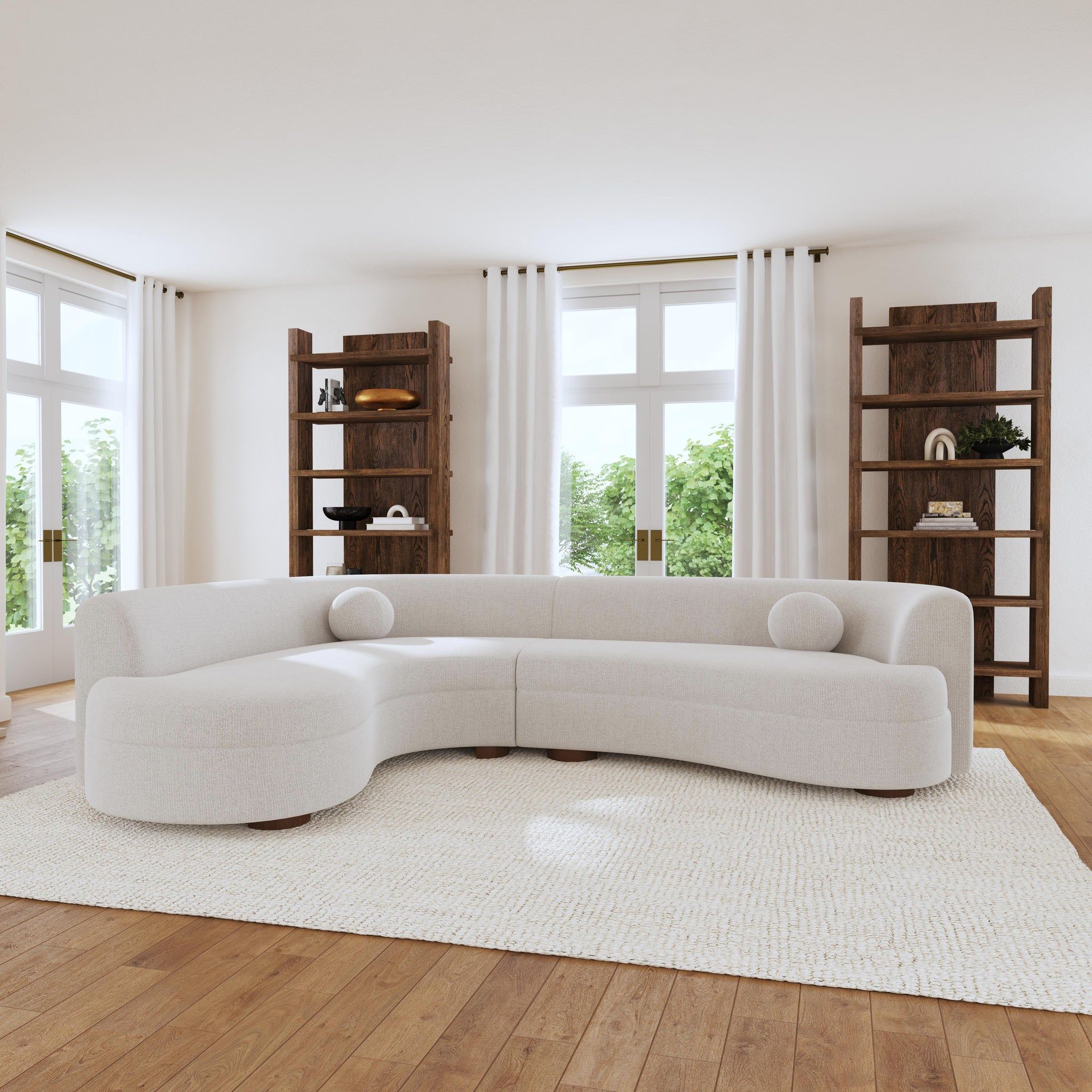 Concord - Sectional - Ivory