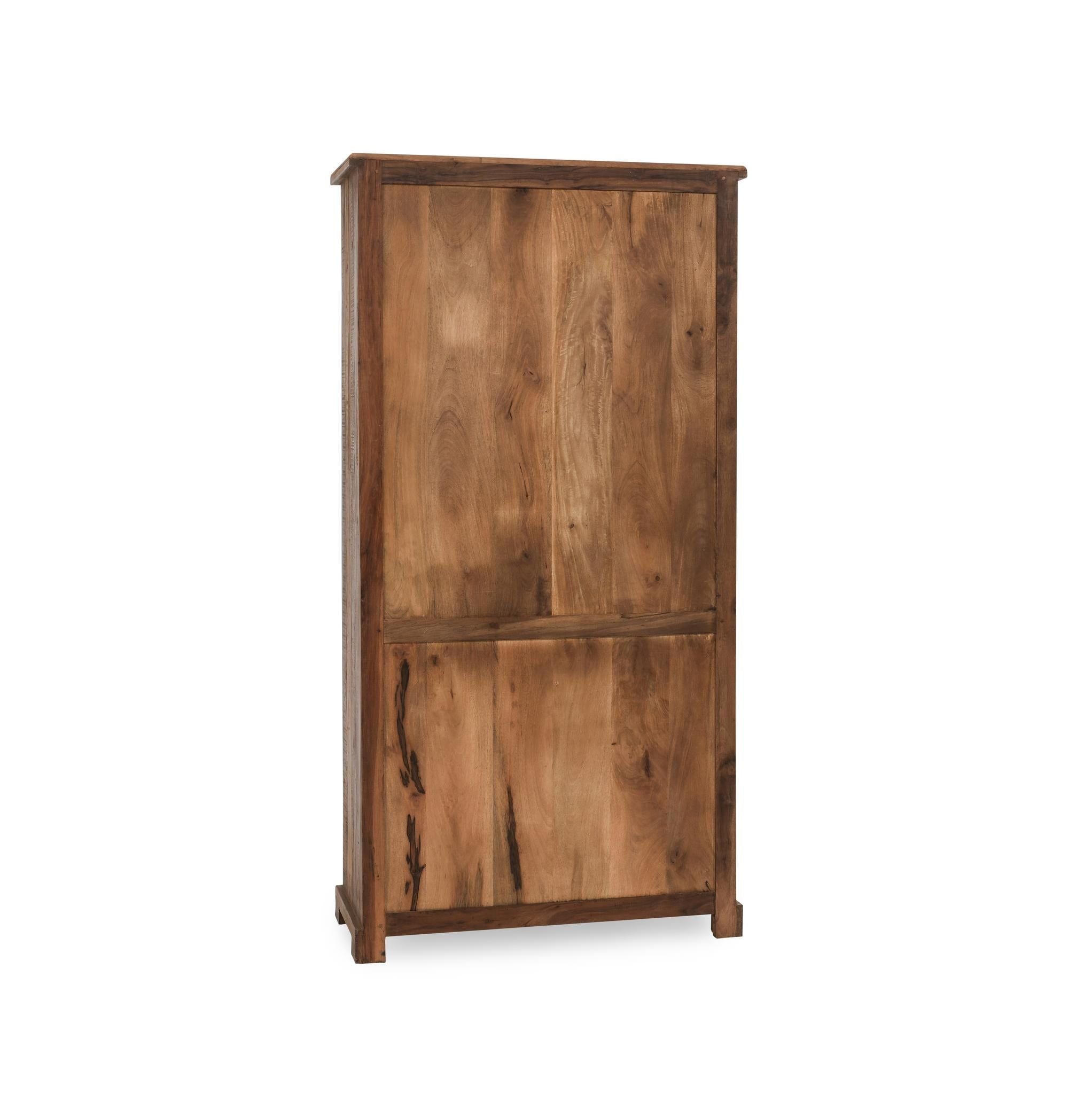 Zion - Reclaimed Wood Tall Cabinet - Natural