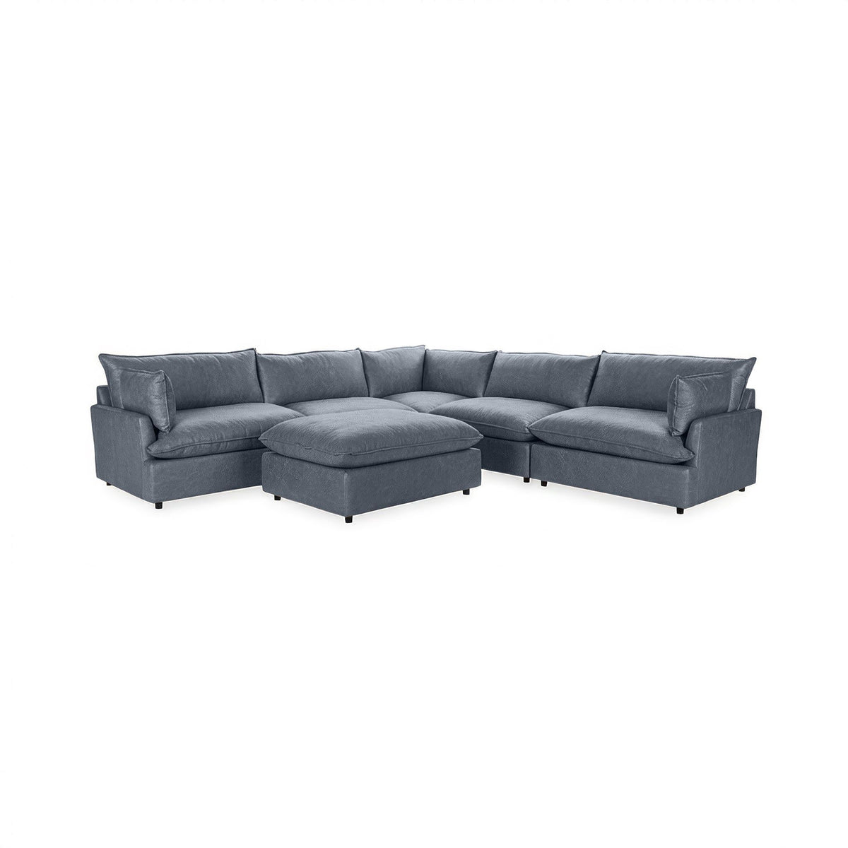 Caplan - 6 Piece Modular Sectional With Ottoman