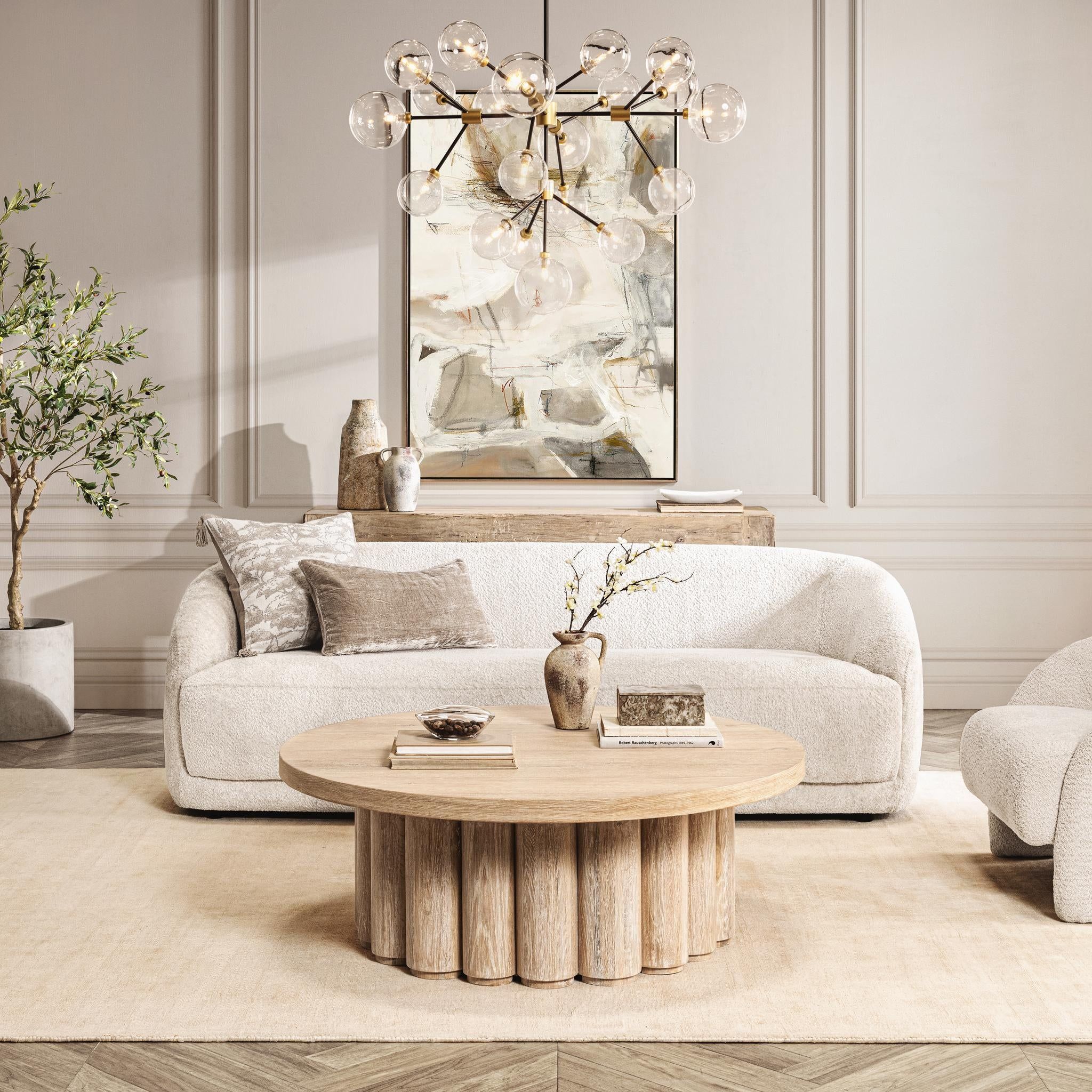 Argon - Sofa - Ivory Blush