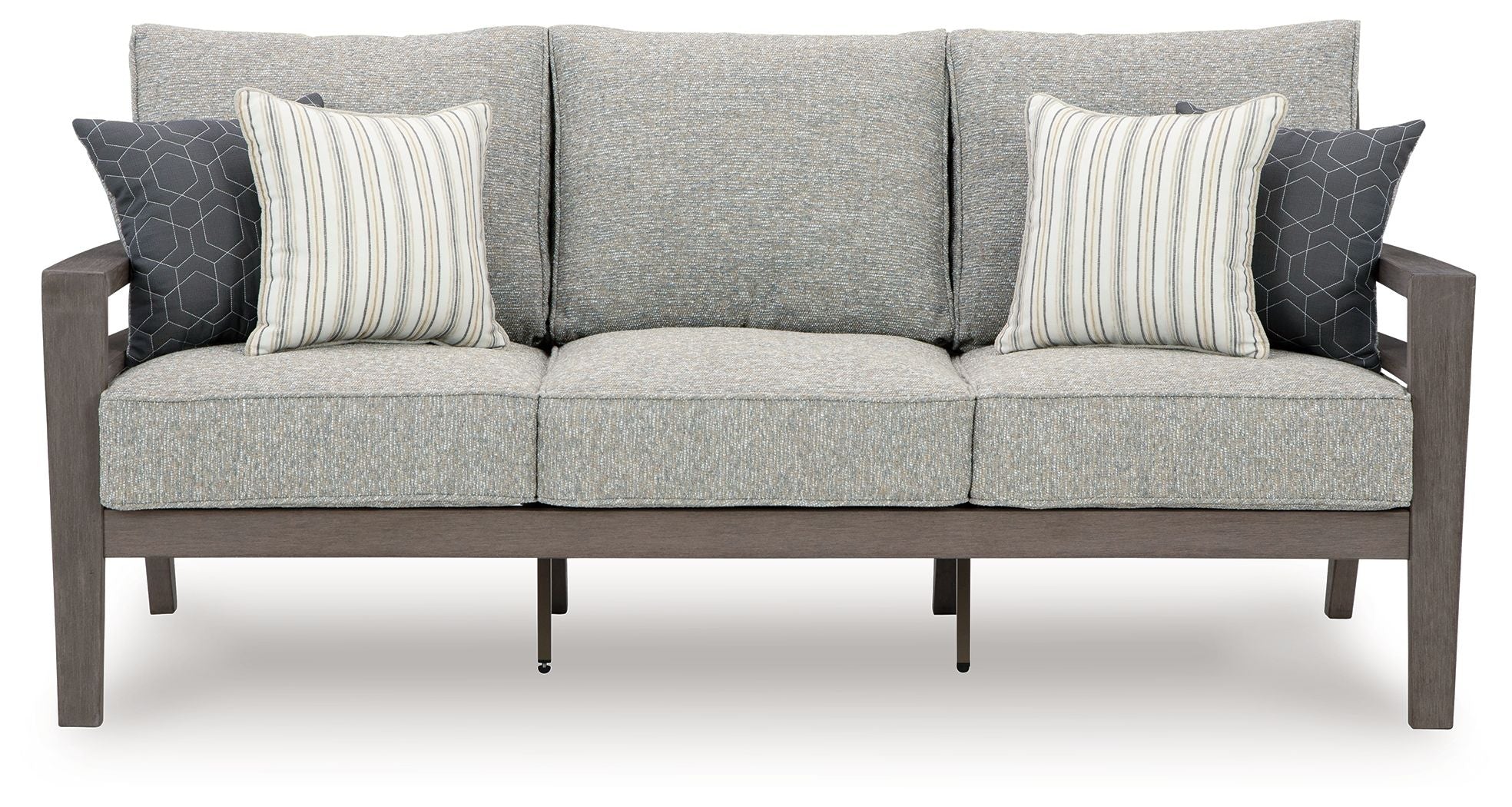 Hillside Barn - Sofa With Cushion - Gray / Brown