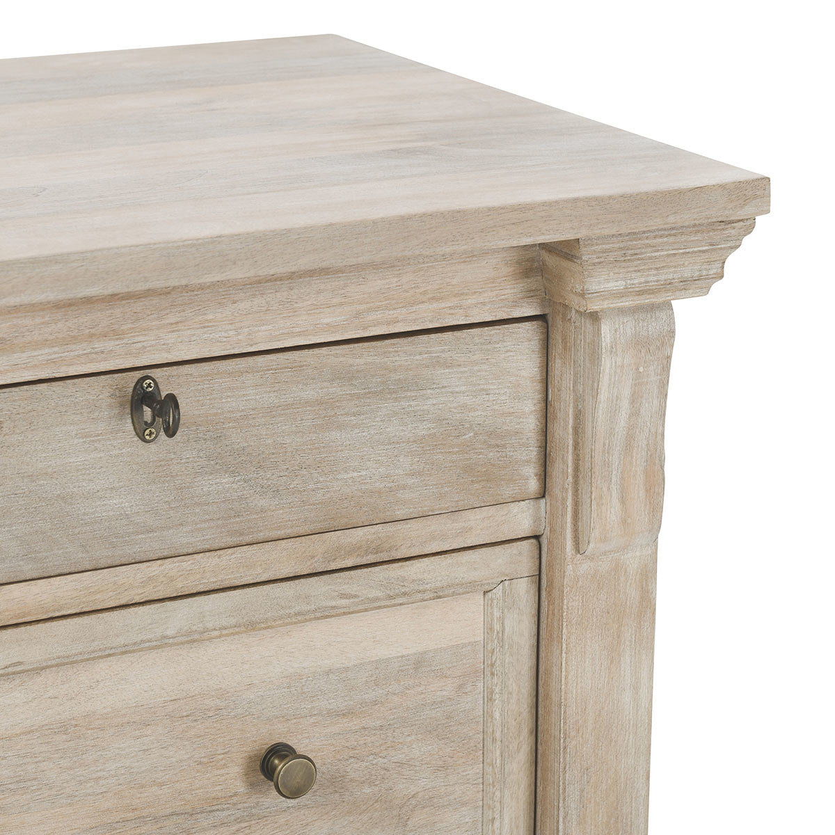 Adelaide - 9 Drawer Dresser - Natural Cream Wash
