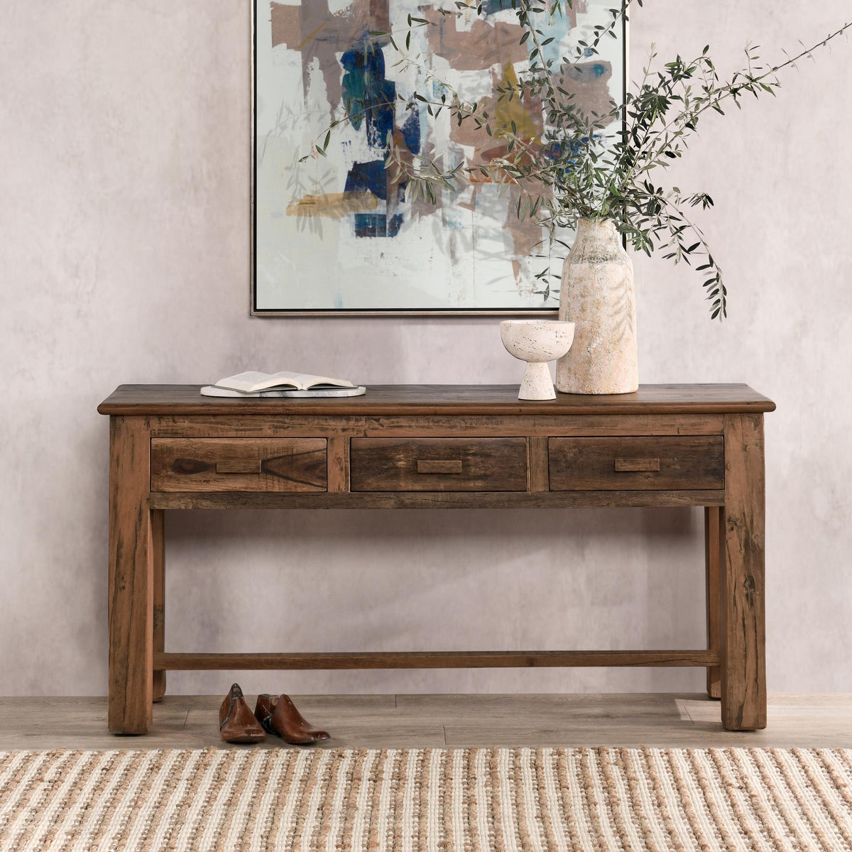 Ezra - Reclaimed Wood Console Table