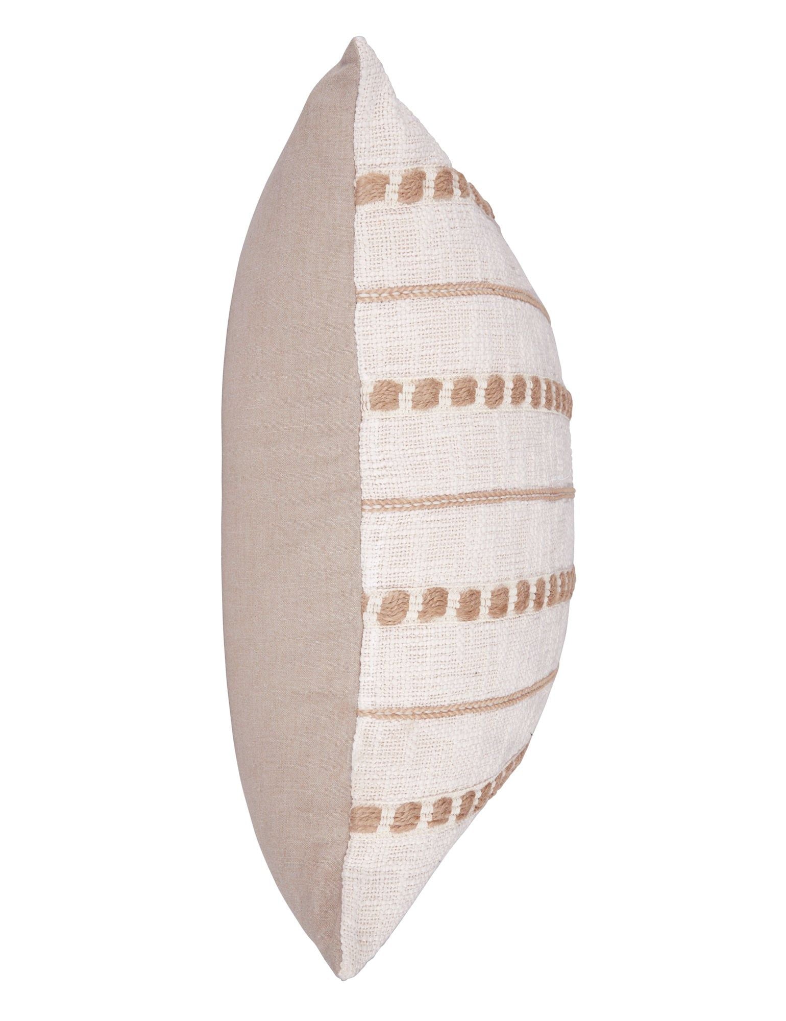 Melange - Lago Pillow - Ivory / Natural