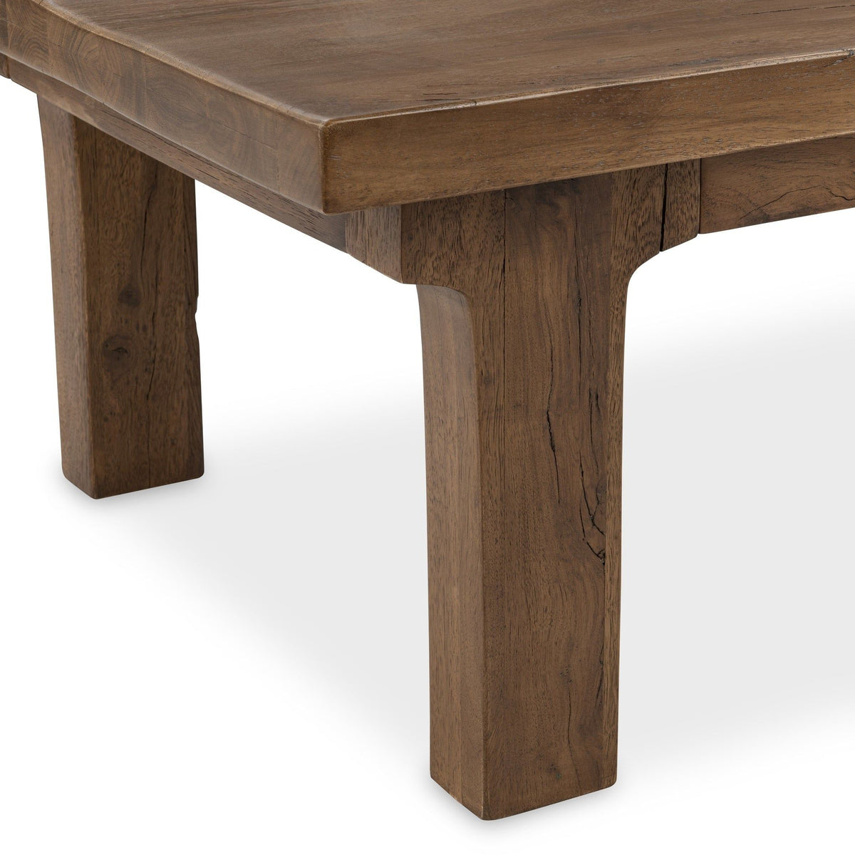 Carmel - Reclaimed Wood Rectangle Coffee Table - Earthy Terra