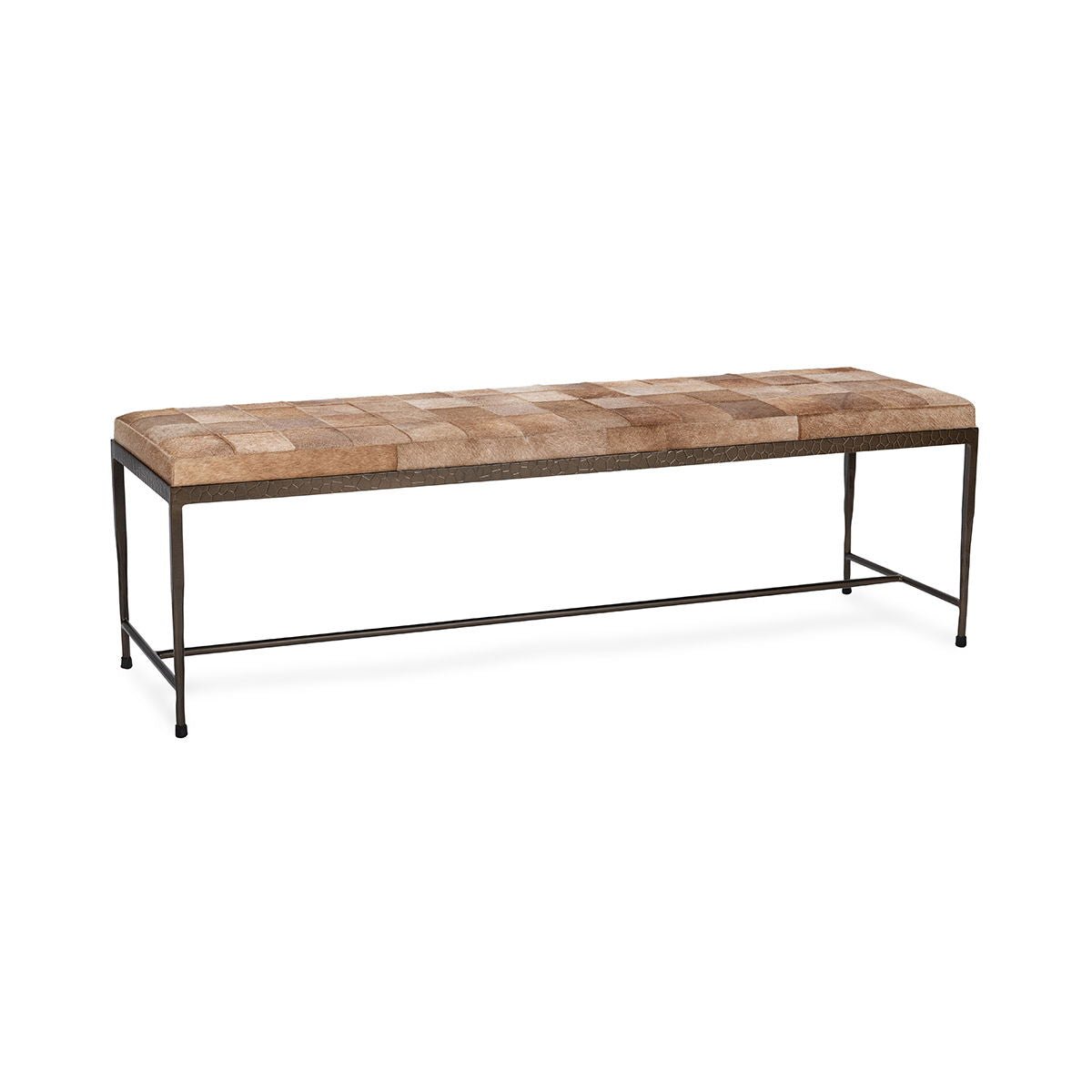 Achen - Hide 60" Bench - Select Living Furniture - Upholstered Benches - Classic Home - 53002074 - Blonde - Achen - Hide 60" Bench -