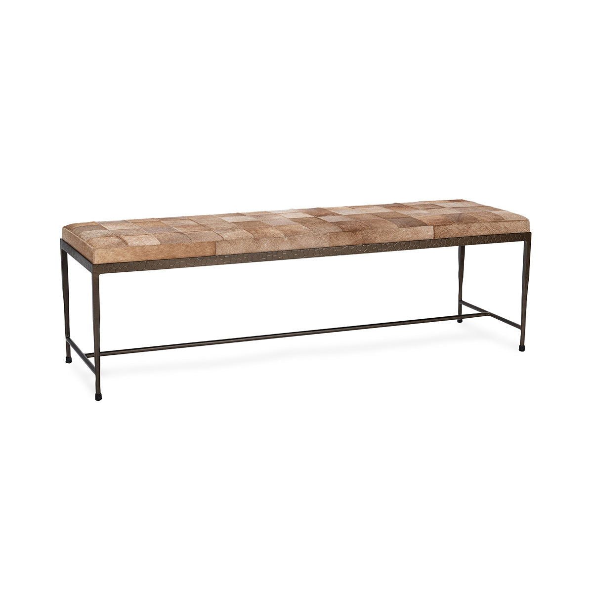 Achen - Hide 60" Bench - Select Living Furniture - Upholstered Benches - Classic Home - 53002074 - Blonde - Achen - Hide 60" Bench -