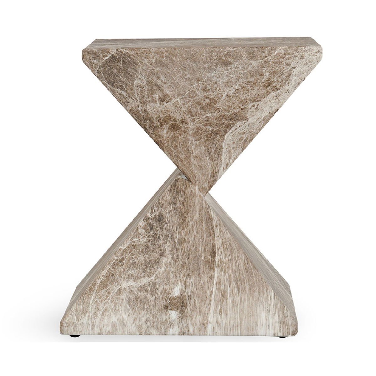 Adler - Outdoor Concrete Accent Table - Brown/Ivory - Select Living Furniture - End Tables - Classic Home - 51031635 - Adler - Outdoor Concrete Accent Table - Brown/Ivory -