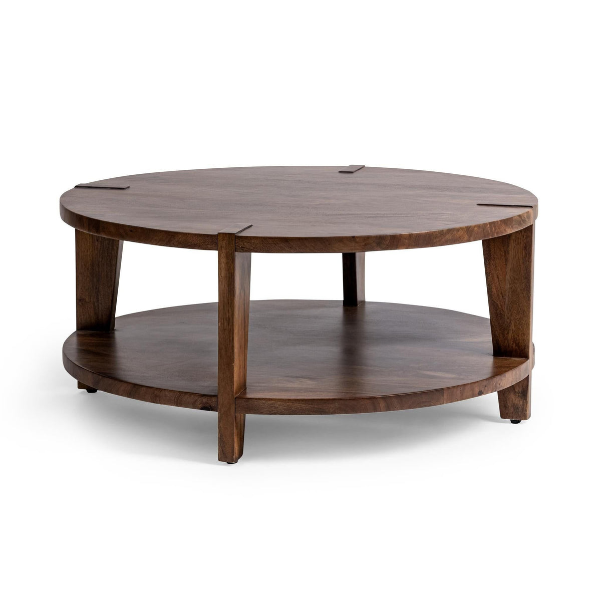 Alenna - Round Table - Select Living Furniture - Coffee Tables - Classic Home - 51012130 - Tundra Brown -Coffee Tables - Alenna - Round Table -