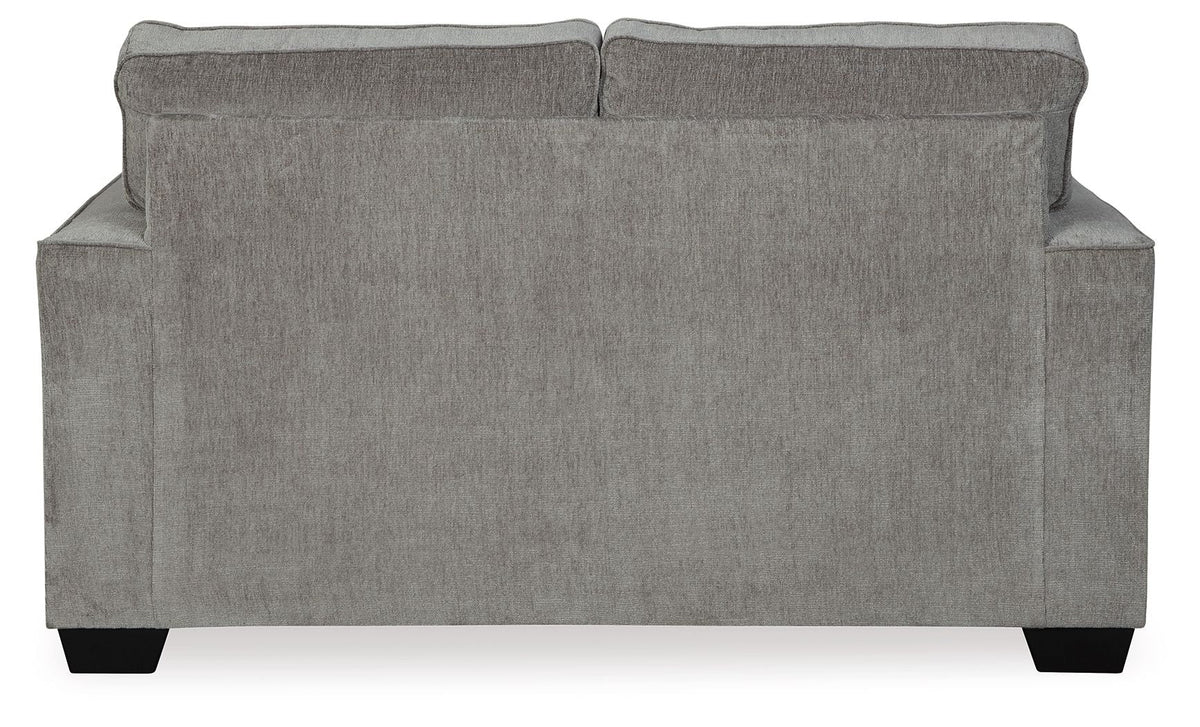 Altari - Stationary Loveseat - Select Living Furniture - Stationary Loveseats - Signature Design by Ashley® - 8721435 - Light Gray - Altari - Stationary Loveseat -