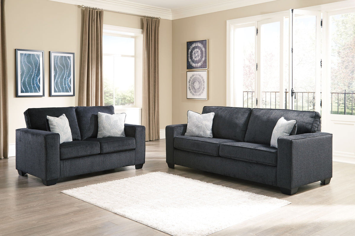 Altari - Stationary Sofa - Select Living Furniture - Stationary Sofas - Signature Design by Ashley® - 8721438 - Light Gray - Altari - Stationary Sofa -