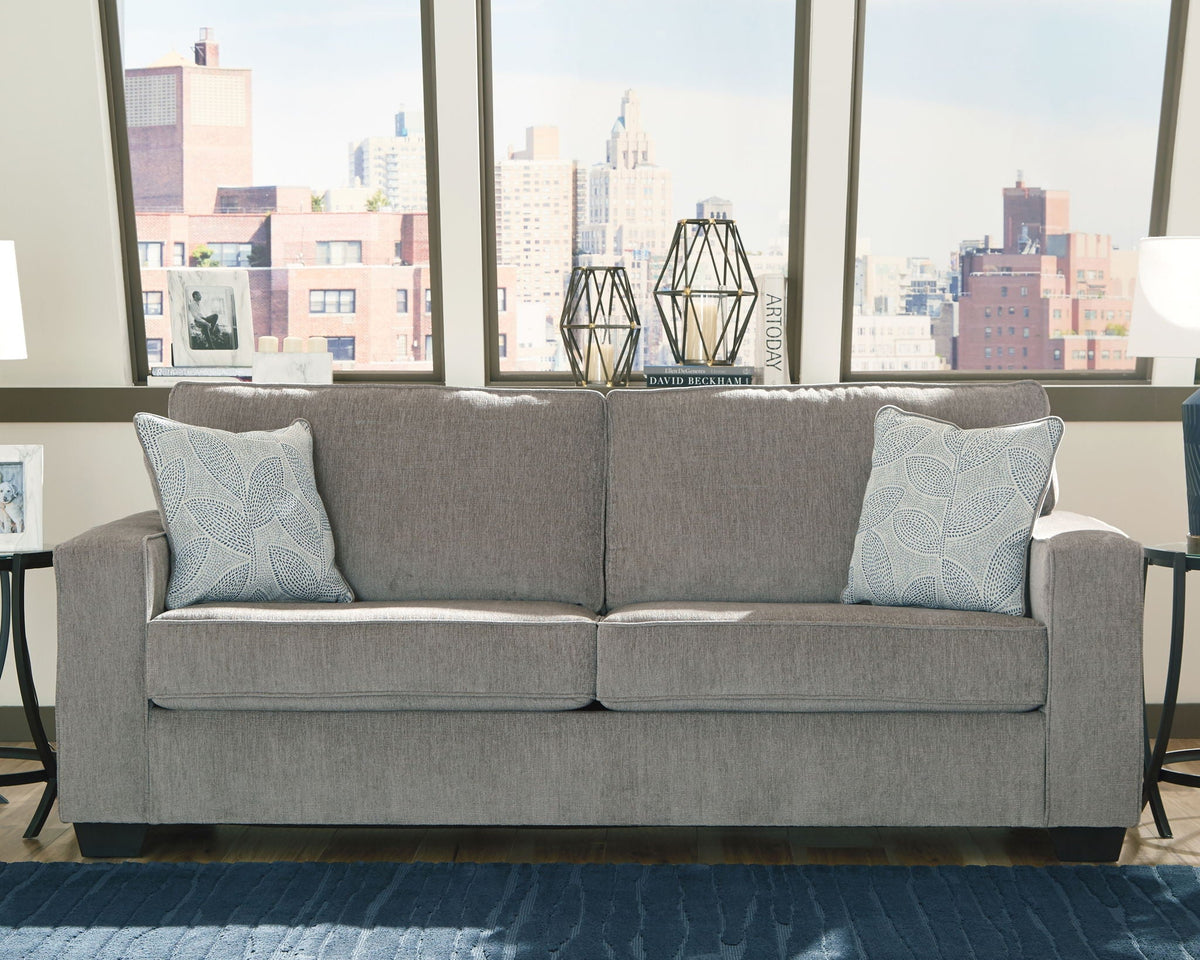Altari - Stationary Sofa - Select Living Furniture - Stationary Sofas - Signature Design by Ashley® - 8721438 - Light Gray - Altari - Stationary Sofa -