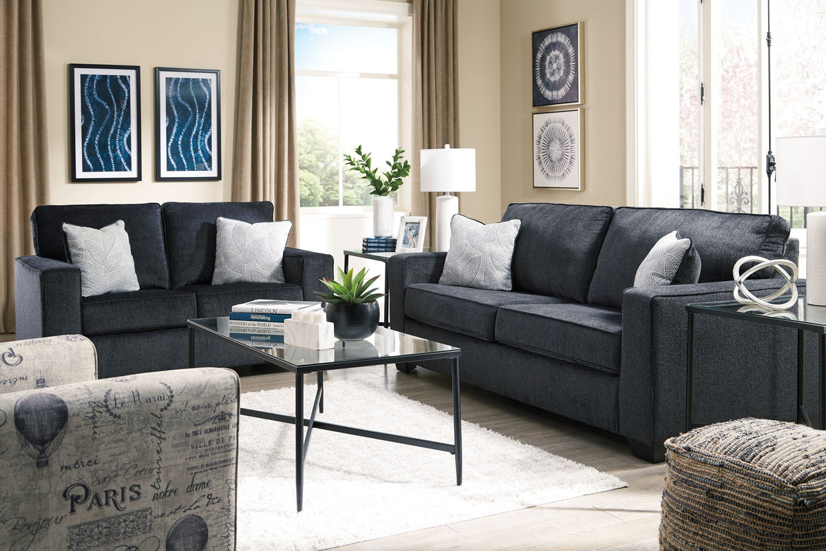 Altari - Stationary Sofa - Select Living Furniture - Stationary Sofas - Signature Design by Ashley® - 8721438 - Light Gray - Altari - Stationary Sofa -