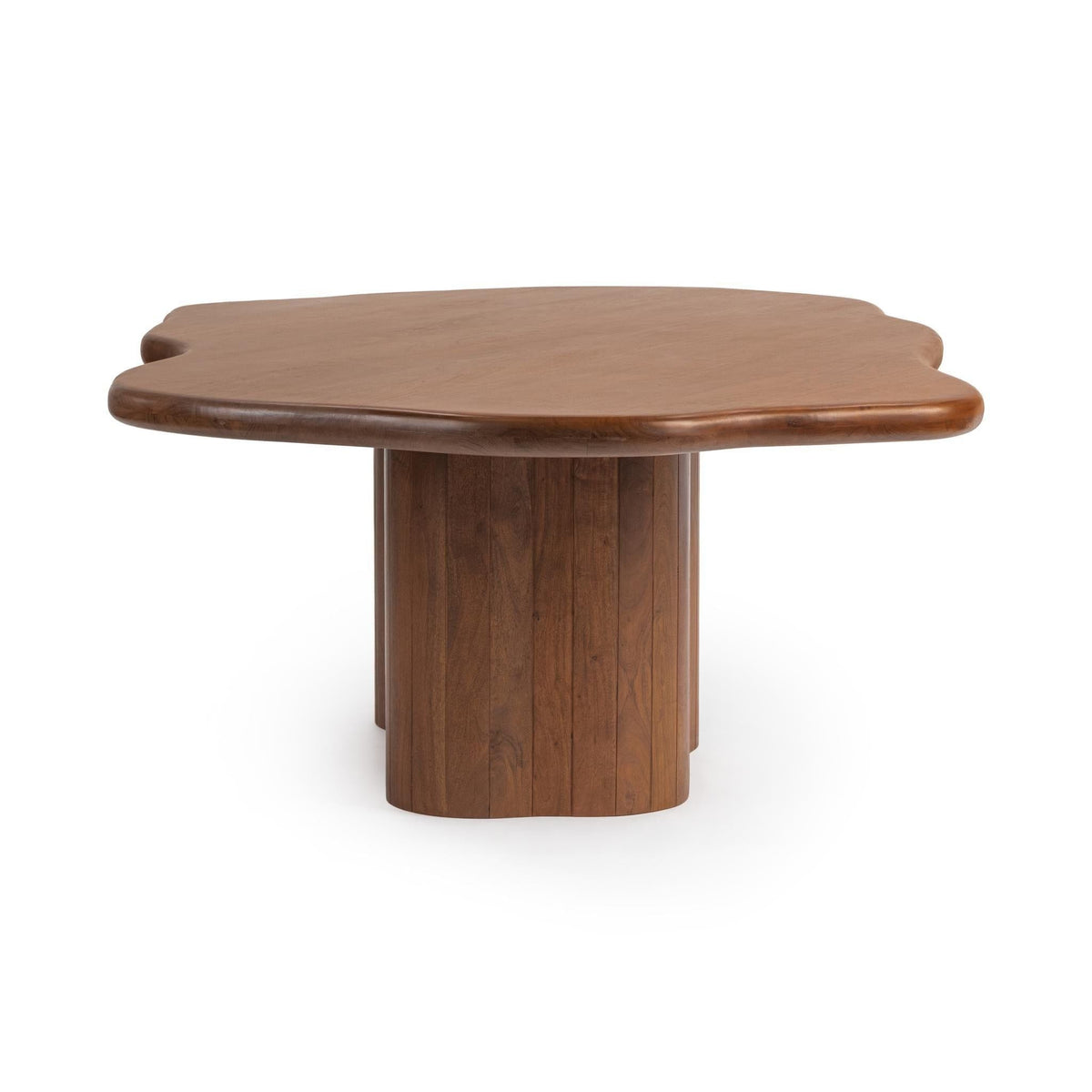 Alvaro - 94" Freeform Dining Table - Chestnut - Select Living Furniture - Dining Tables - Classic Home - 51020062 - Alvaro - 94" Freeform Dining Table - Chestnut -