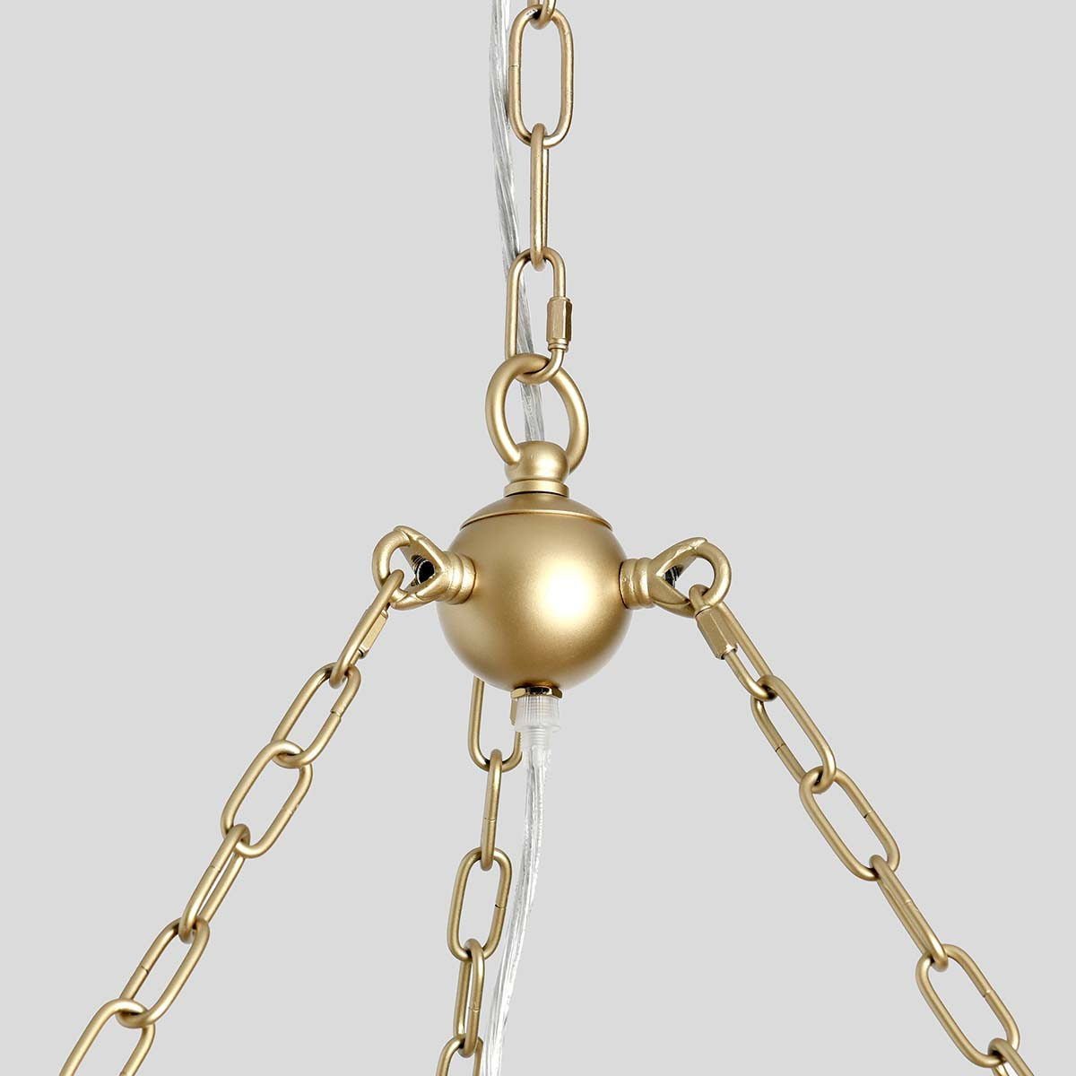 Amanda - Beaded Chandelier - White - Select Living Furniture - Chandeliers - Classic Home - 56004231 - Amanda - Beaded Chandelier - White -