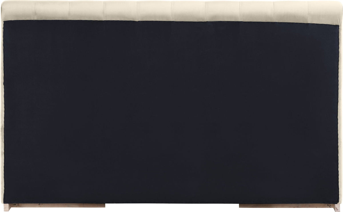 Amara - Velvet Bed - Select Living Furniture - Upholstered Beds - Meridian Furniture - AmaraBlack-Q - Black -Queen - Amara - Velvet Bed -