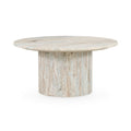 Amberly - Marble Round Coffee Table - Rusty Gray - Select Living Furniture - Coffee Tables - Classic Home - 51012032 - Amberly - Marble Round Coffee Table - Rusty Gray -