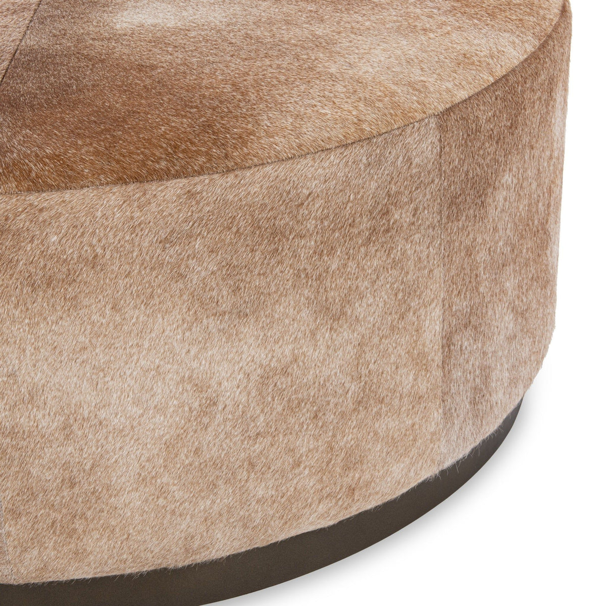 Andre - 40" Round Ottoman - Canyon Dust - Select Living Furniture - Upholstered Ottomans - Classic Home - 53002138 - Andre - 40" Round Ottoman - Canyon Dust -