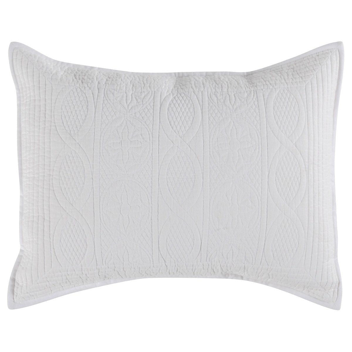 Anessa - Quilt Set - Select Living Furniture - Quilts & Shams - Villa - BEDQ514K - White -4 Piece Set - King - Anessa - Quilt Set -