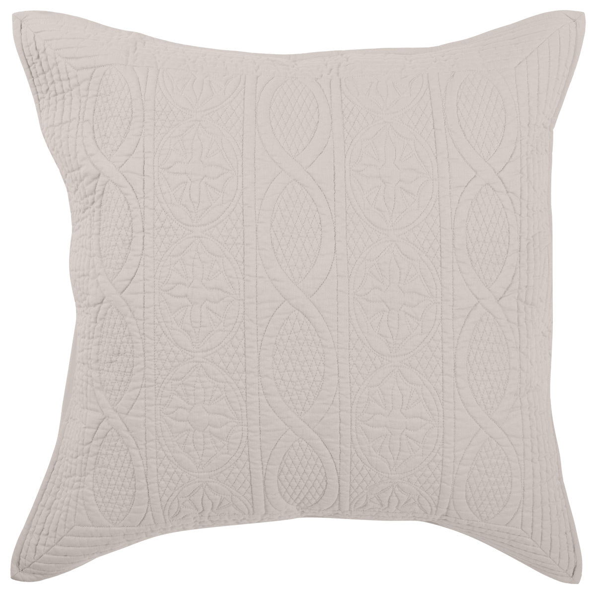 Anessa - Sham - Select Living Furniture - Quilts & Shams - Villa - V240002 - Taupe -Euro - Anessa - Sham -