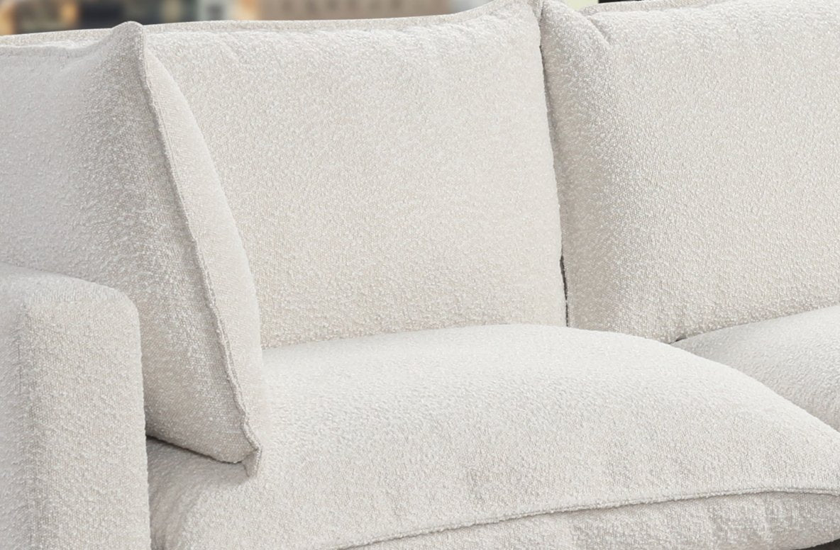 Apollo Modular Cloud Sectional - Select Living Furniture - Sectional - Happy Homes - APOLLO - 2 - 4 Piece - White Bouclé - Apollo Modular Cloud Sectional -