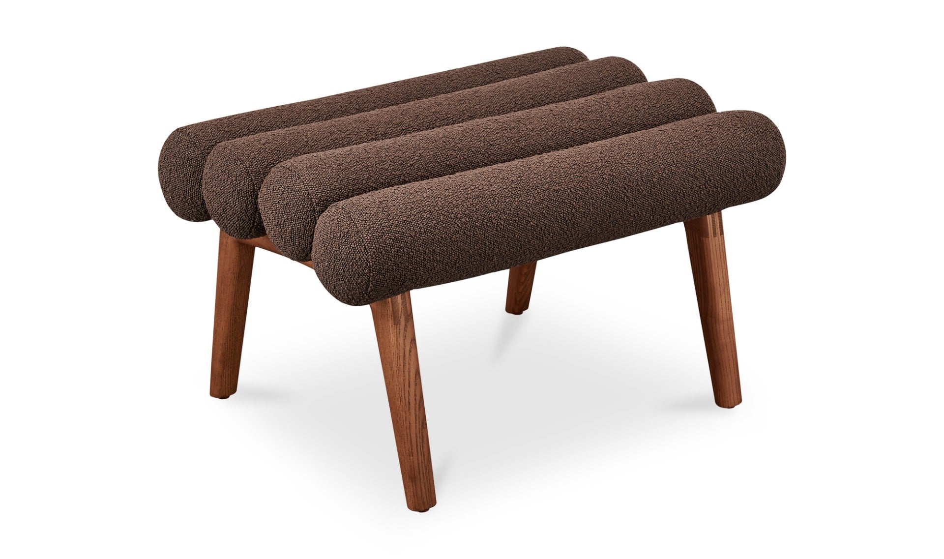 Arlo Stool Performance Fabric - Select Living Furniture - Footstools & Ottomans - Select Living Furniture - Deep Brown - Arlo Stool Performance Fabric -