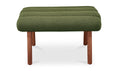 Arlo Stool Performance Fabric - Select Living Furniture - Footstools & Ottomans - Select Living Furniture Olive