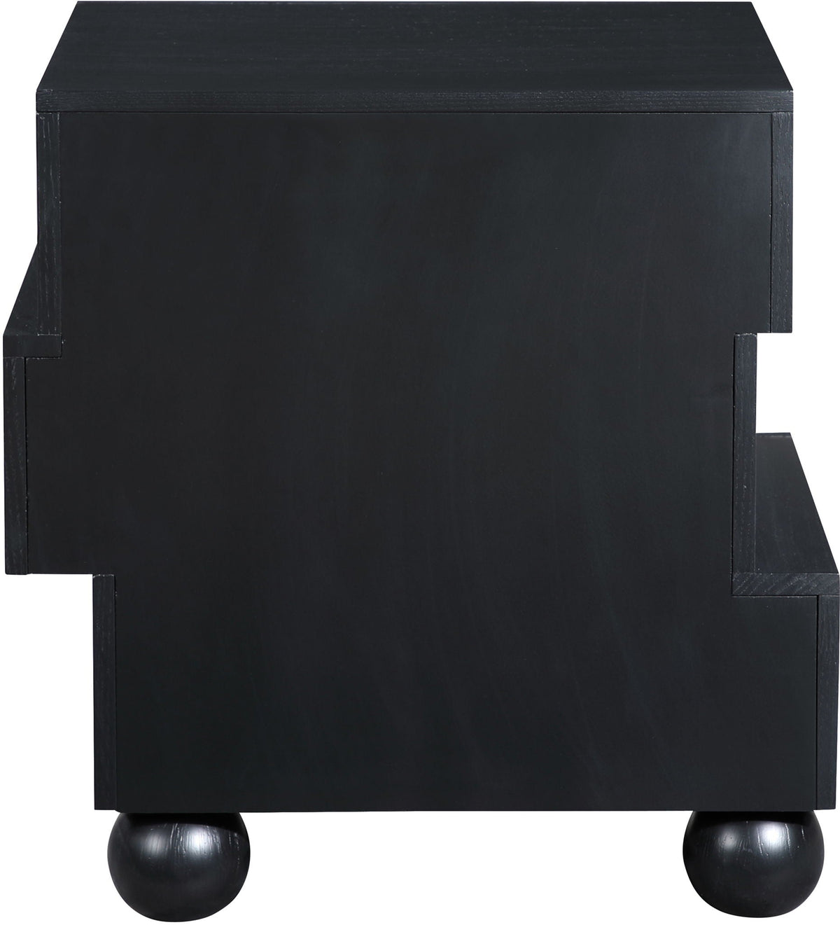 Askew - Night Stand - Select Living Furniture - Accent Nightstands - Meridian Furniture - 327Brown-NS - Dark Brown - Askew - Night Stand -