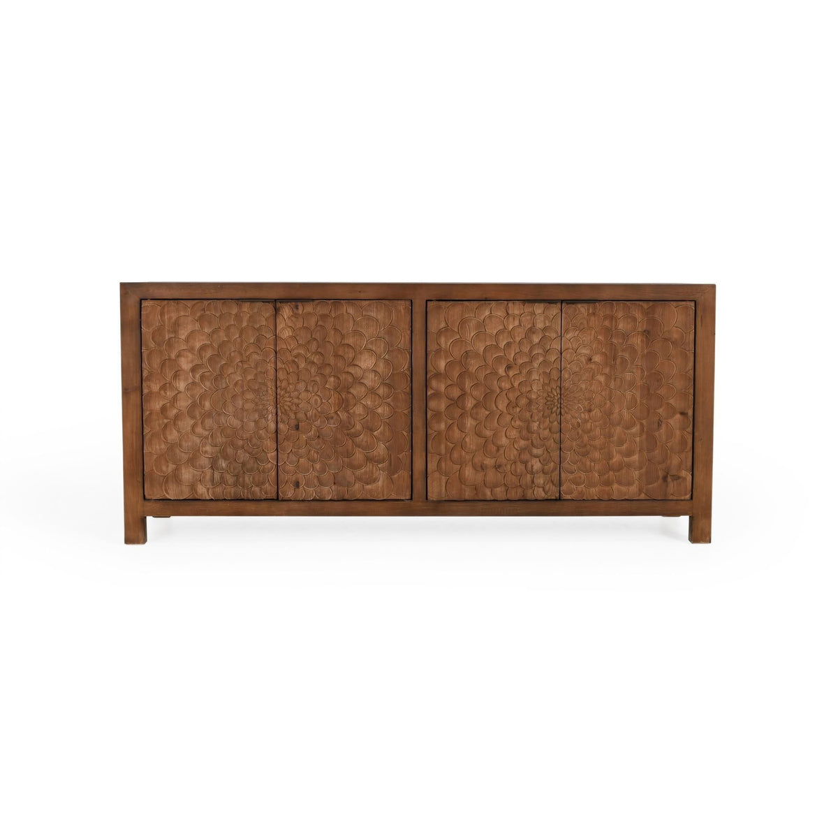 Astrid - 4-Door Sideboard - Dark Brown - Select Living Furniture - Sideboards - Classic Home - 52004637 - Astrid - 4-Door Sideboard - Dark Brown -