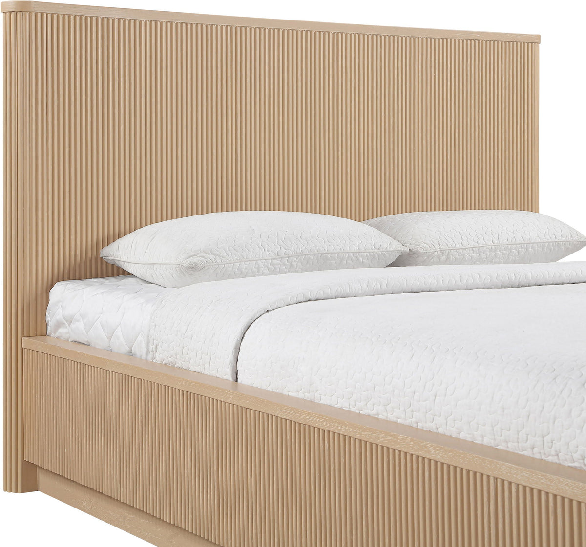 Astrid - Solid Wood And Oak Veneer Bed (3 Boxes) - Select Living Furniture - Platform Beds - Meridian Furniture - 818Black-Q - Black -Queen - Astrid - Solid Wood And Oak Veneer Bed (3 Boxes) -