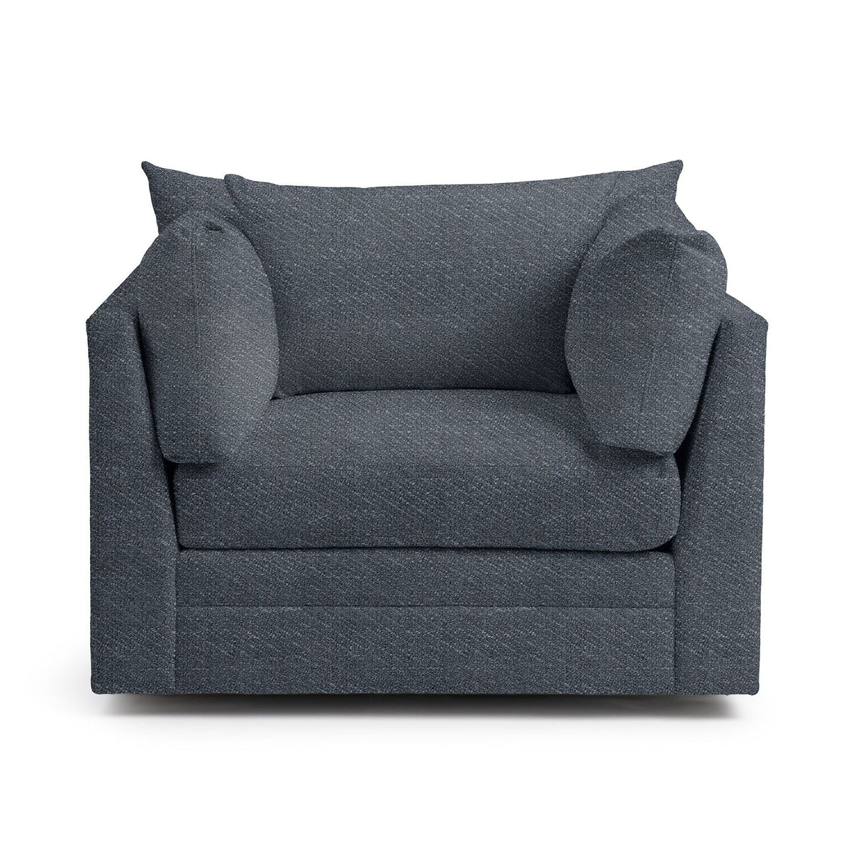Audrey - Swivel Chair - Select Living Furniture - Swivel Chairs - Classic Home - 5309SWC2102 - Midnight Denim - Audrey - Swivel Chair -