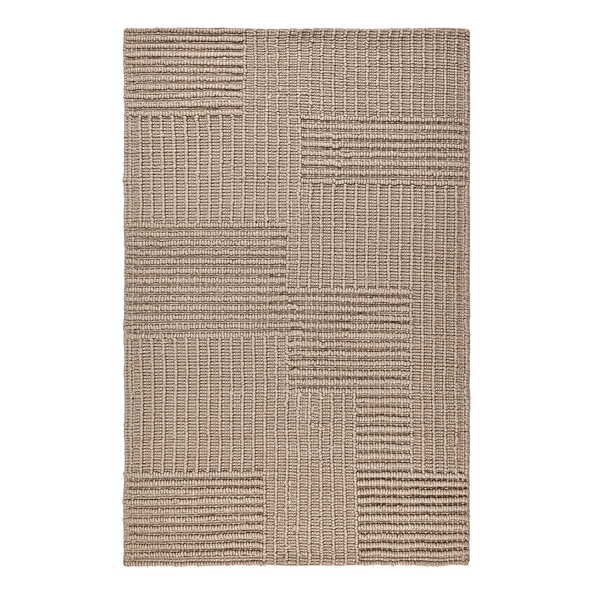 Berlin Check - Recycled Yarn Area Rug