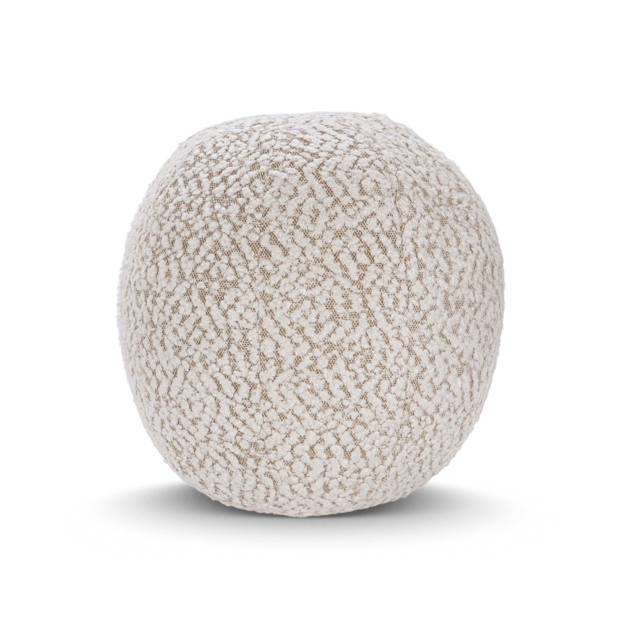 Maris - Round Pillow - Ivory / Natural