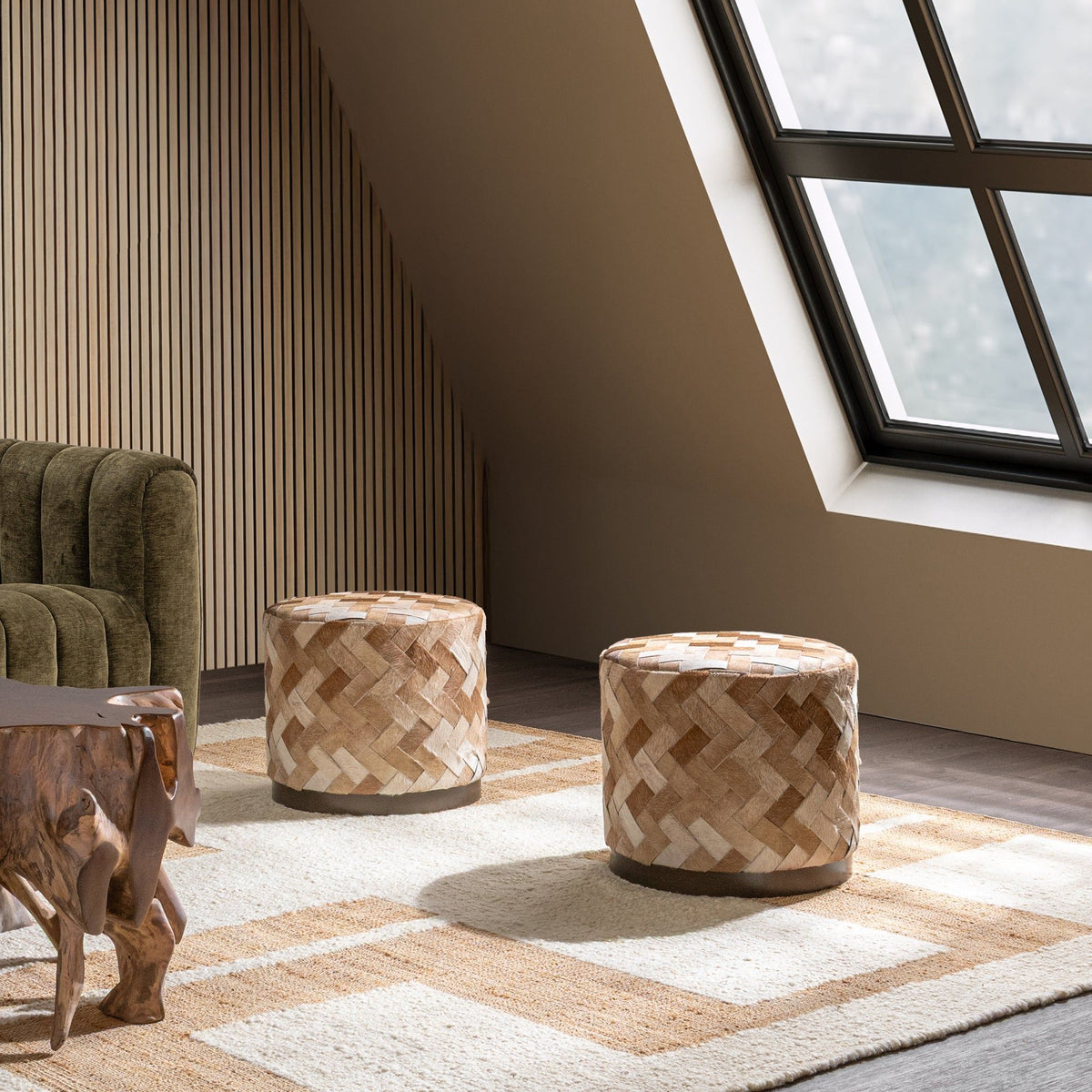 Sasha - Accent Stool - Canyon Dust
