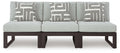 Beachloft - 3-Piece Outdoor Sectional - Black / Gray - Select Living Furniture - Stationary Sectionals - Signature Design by Ashley® - P490P6 - Beachloft - 3-Piece Outdoor Sectional - Black / Gray -