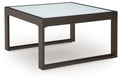 Beachloft - Square Cocktail Table - Black / Gray - Select Living Furniture - Coffee Tables - Signature Design by Ashley® - P490-708 - Beachloft - Square Cocktail Table - Black / Gray -