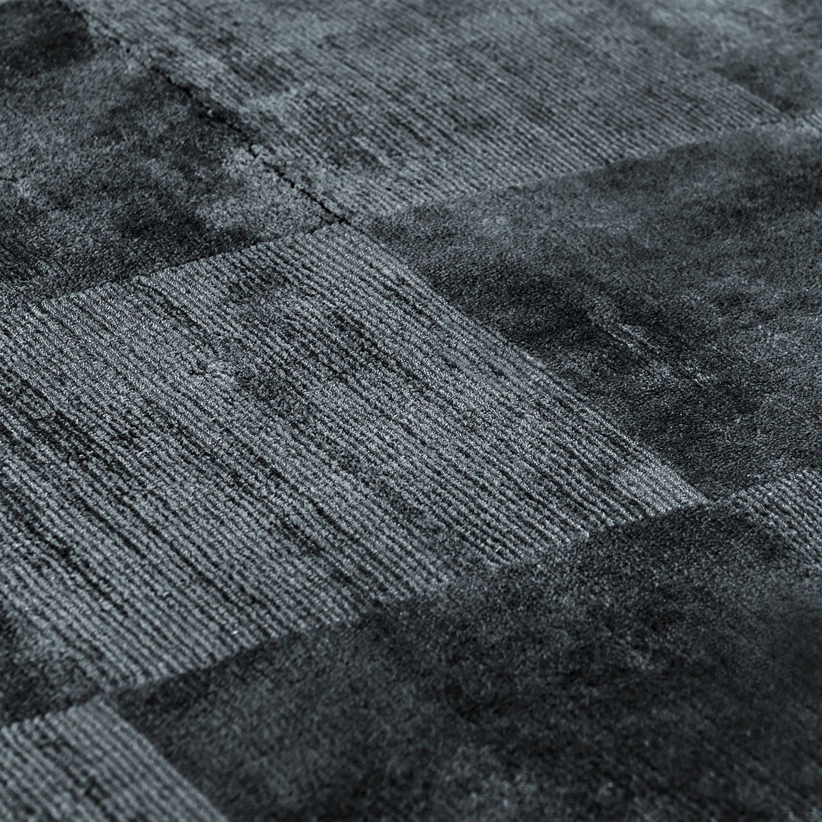 Berlin Check - Viscose Rug - Select Living Furniture - Area Rugs - Classic Home - 30091714 - Ink Blue -5' x 8' - Berlin Check - Viscose Rug -