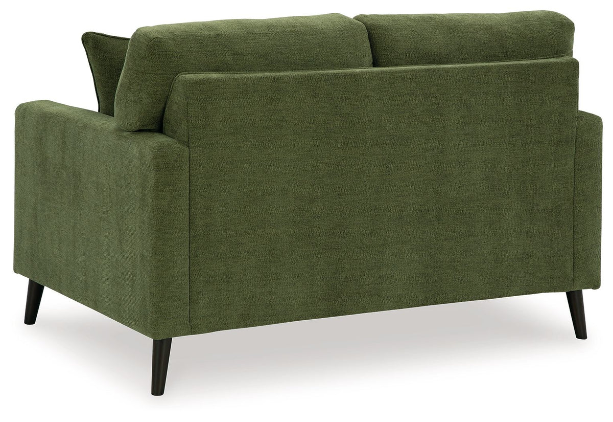 Bixler - Loveseat - Select Living Furniture - Stationary Loveseats - Signature Design by Ashley® - 2610735 - Green - Bixler - Loveseat -