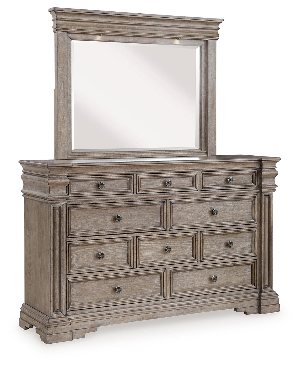 Blairhurst - Dresser - Select Living Furniture - Dressers - Signature Design by Ashley® - B916B1 - Light Brown -Dresser & Mirror - Blairhurst - Dresser -