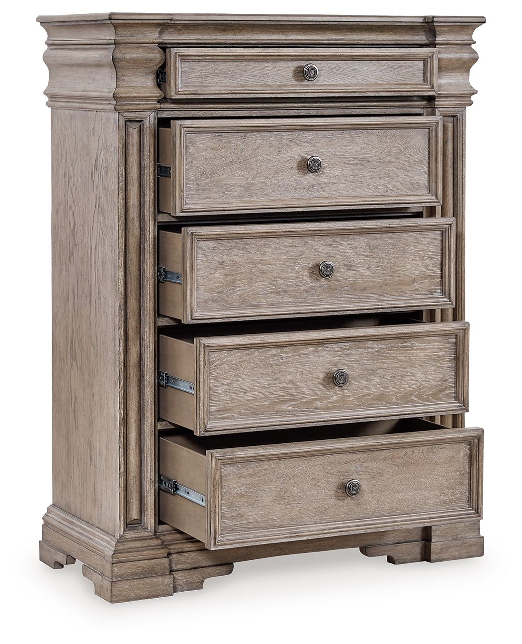 Blairhurst - Five Drawer Chest - Light Grayish Brown - Select Living Furniture - Accent Chests - Signature Design by Ashley® - B916-46 - Blairhurst - Five Drawer Chest - Light Grayish Brown -