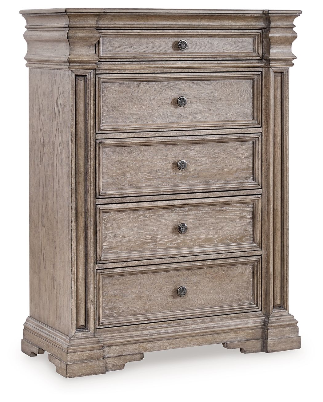 Blairhurst - Five Drawer Chest - Light Grayish Brown - Select Living Furniture - Accent Chests - Signature Design by Ashley® - B916-46 - Blairhurst - Five Drawer Chest - Light Grayish Brown -