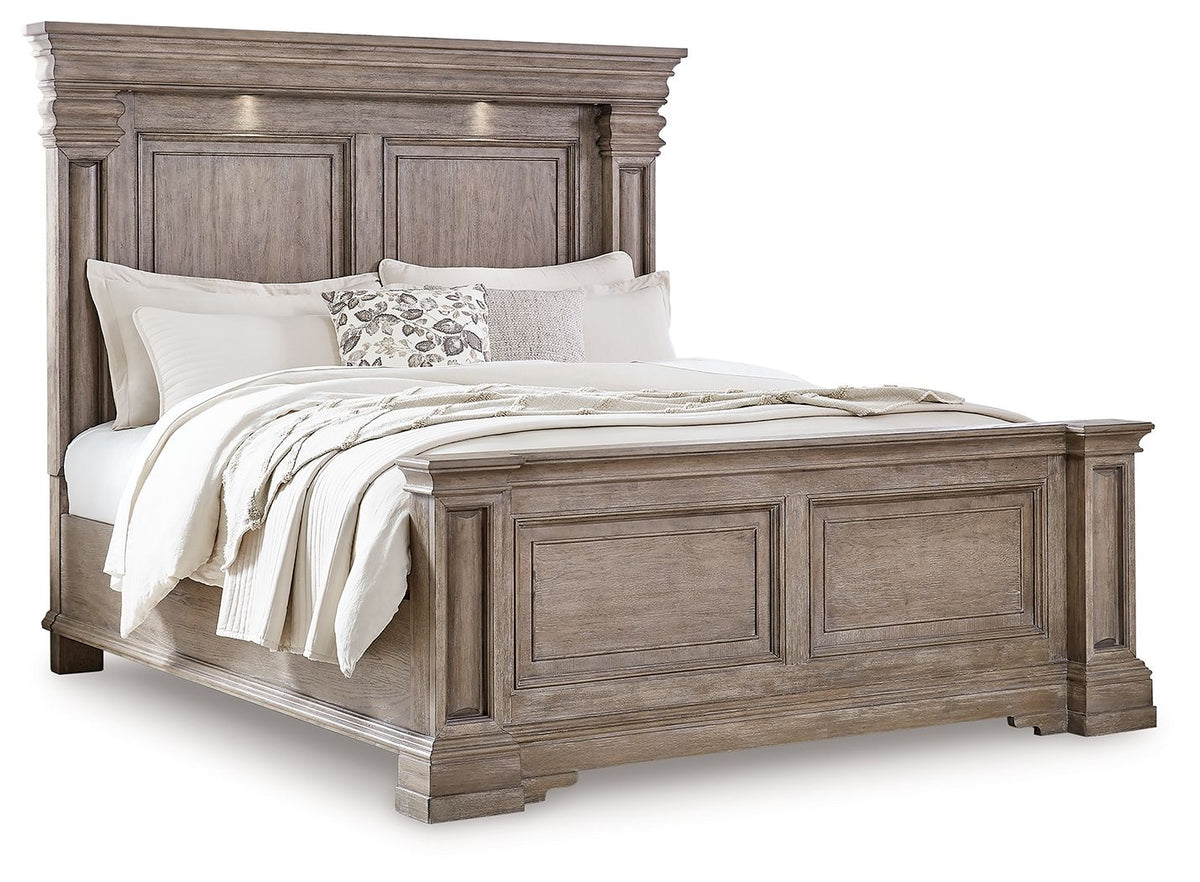Blairhurst - Panel Bed - Select Living Furniture - Panel Beds - Signature Design by Ashley® - B916B5 - Light Brown -California King - Blairhurst - Panel Bed -