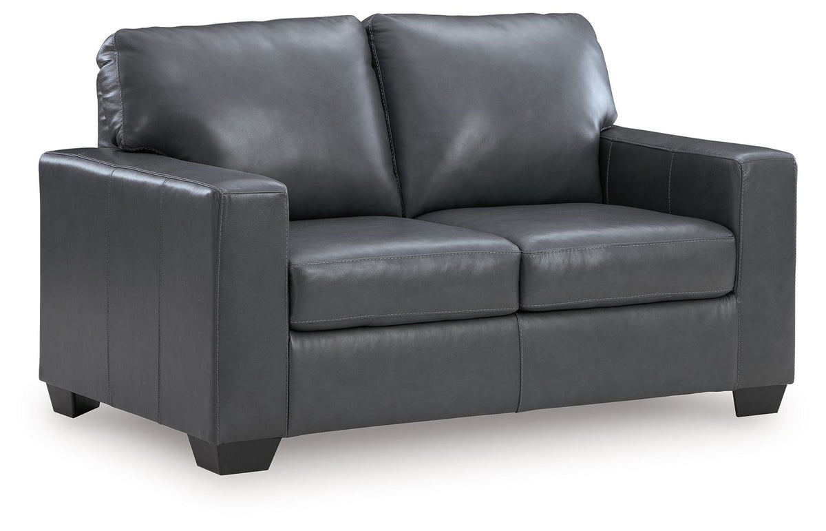 Bolsena - Loveseat - Select Living Furniture - Stationary Loveseats - Signature Design by Ashley® - 5560435 - Blue - Bolsena - Loveseat -