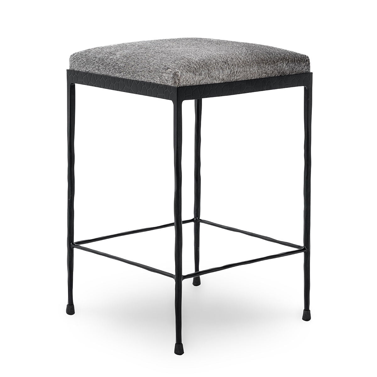 Bose - Hide 26" Counter Stool - Select Living Furniture - Counter Height (24"-27") - Classic Home - 53002057 - Sparrow Gray - Bose - Hide 26" Counter Stool -