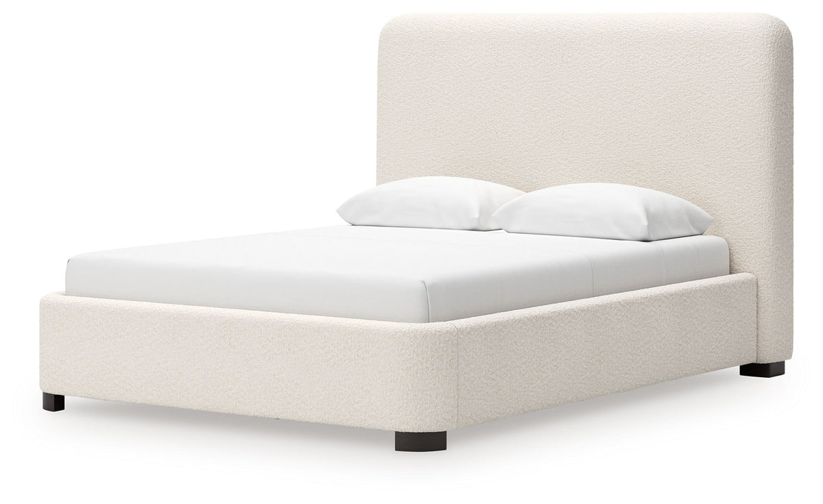 Brintstreet - Upholstered Bed - Select Living Furniture - Upholstered Beds - Signature Design by Ashley® - PCB401-82 - Beige -King - Brintstreet - Upholstered Bed -