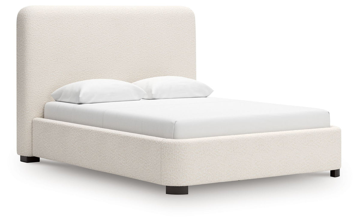 Brintstreet - Upholstered Bed - Select Living Furniture - Upholstered Beds - Signature Design by Ashley® - PCB401-82 - Beige -King - Brintstreet - Upholstered Bed -