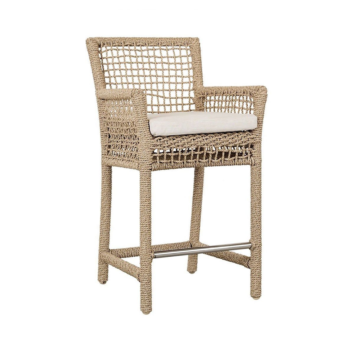 Brisbane - Bar Stool - Select Living Furniture - Counter Height (24"-27") - Classic Home - 53051443 - Natural -Counter Height (24"-27") - Brisbane - Bar Stool -